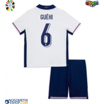 Otroški Nogometni dresi Anglija Marc Guehi #6 Domači EP 2024 Kratek Rokav (+ Kratke hlače)